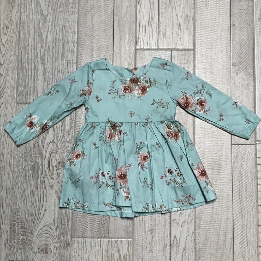 Long sleeve floral dress size 2T
